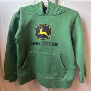 John Deere Kids Green Hoodie with Logo